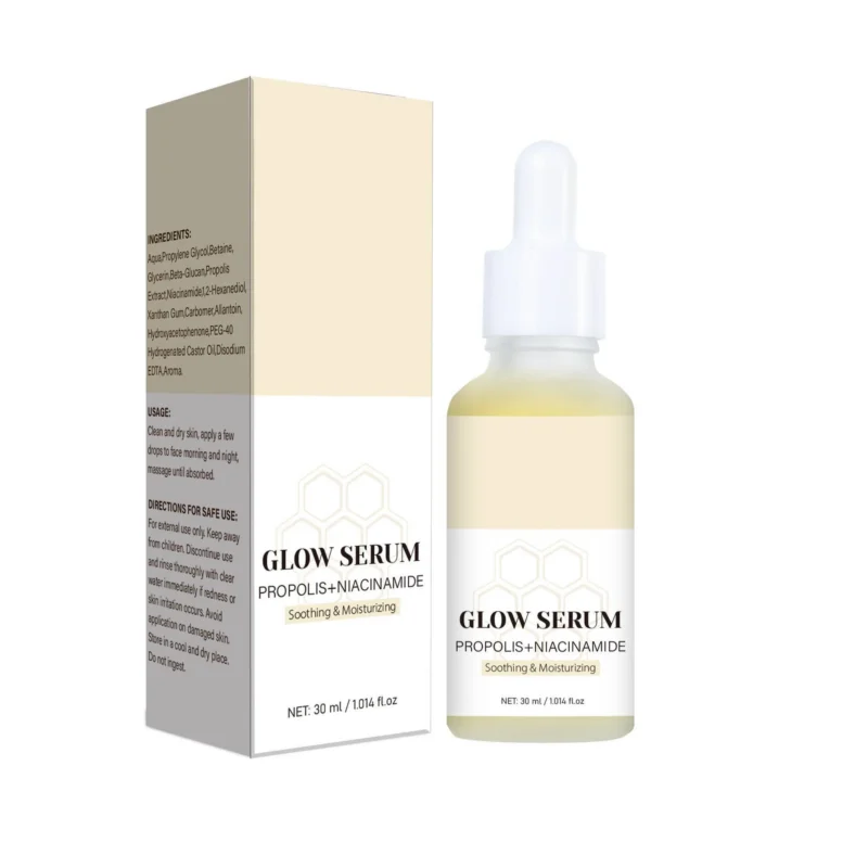 Propolis Niacinamide Glow Serum for Brightening & Pore Tightening - 30ml Revitalizing Face Essence