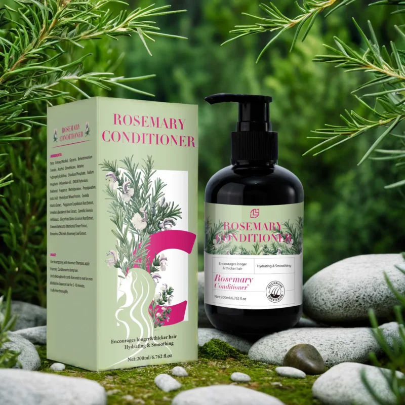 Rosemary Hair Conditioner for Damage Repair and Frizz Control - 200ml Volumizing Formula