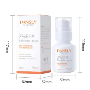 Salicylic Acid Toner 2% BHA Acne Treatment & Pore Refining Essence with 10% Niacinamide
