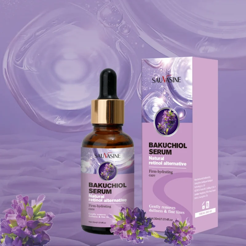 Bakuchiol Serum SAUVASINE Natural Retinol Alternative Face Repair Essence for Fine Lines & Firming 30ml