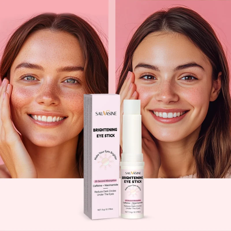 Brightening Eye Stick for Dark Circles and Puffiness with Caffeine & Niacinamide