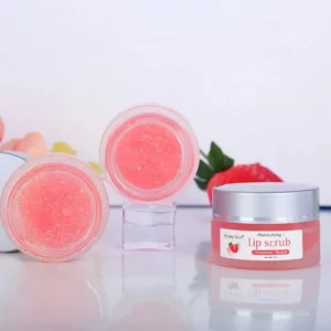 TingCai Strawberry Lip Scrub for Exfoliating and Moisturizing - Edible Formula