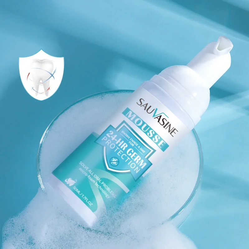 Teeth Whitening Mousse Foam Toothpaste Deep Cleaning Stain Removal Fresh Breath Oral Care 50ml
