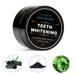 Teeth Whitening Powder Activated Organic Charcoal Natural Stain Remover 30g