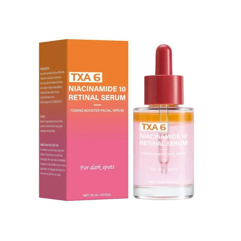 Facial Serum with 6% Tranexamic Acid + 10% Niacinamide & Retinol for Dark Spot Correction and Skin Brightening - 30ml