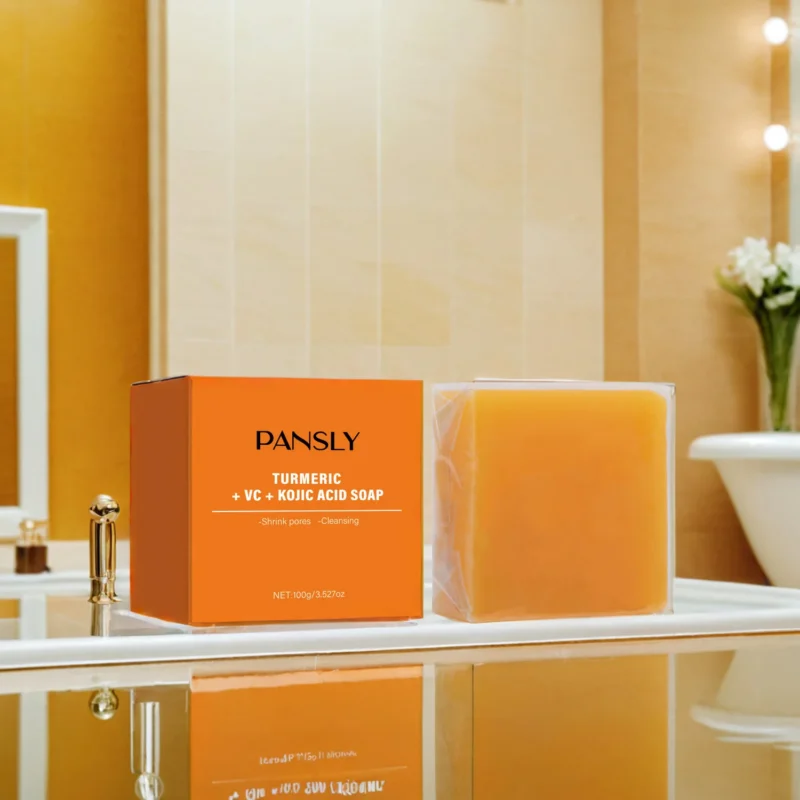 Turmeric Kojic Acid Soap for Skin Brightening and Acne Control with Vitamin C 100g