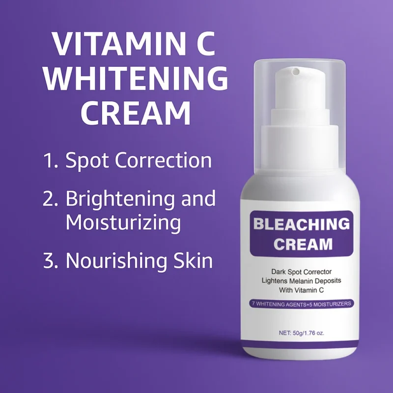 Vitamin C Whitening Cream Dark Spot Corrector for Brightening and Moisturizing - 50g