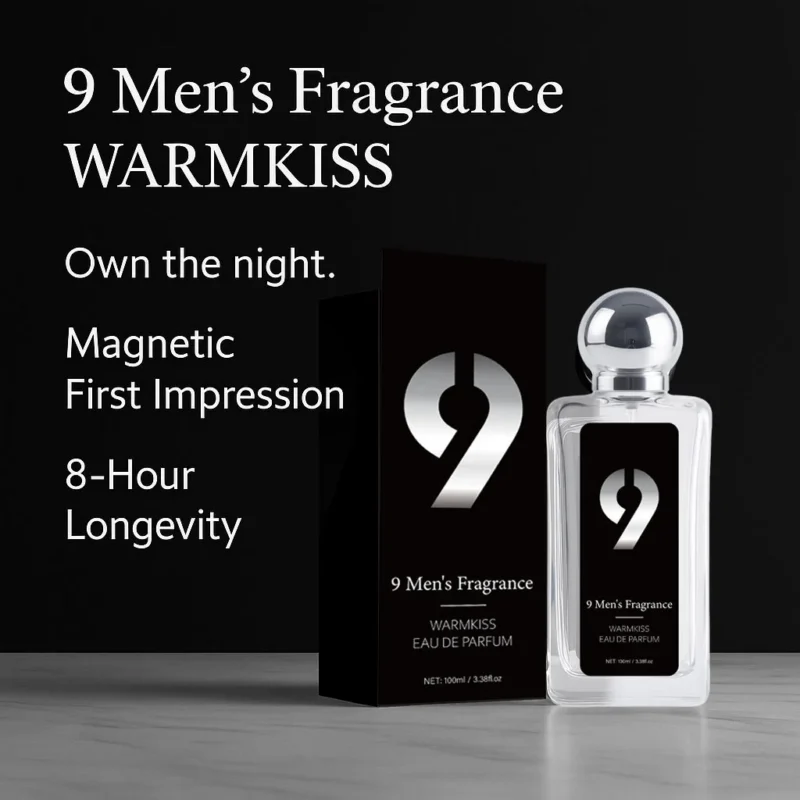 Men's Perfume WARMKISS 9 Eau de Parfum Long Lasting Cologne 100ml Fresh Lavender & Amber Scent
