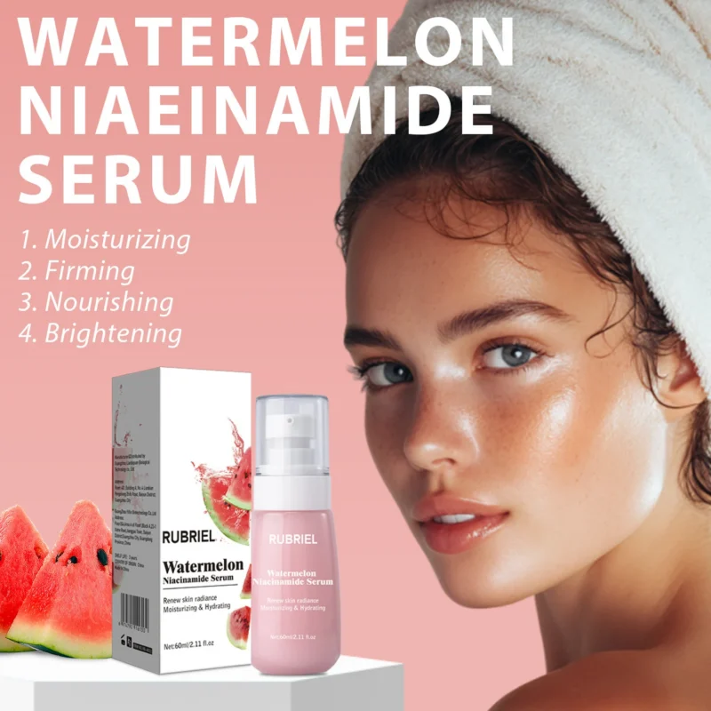 Watermelon Niacinamide Serum Brightening & Hydrating Facial Essence for Radiant Skin (60ml)